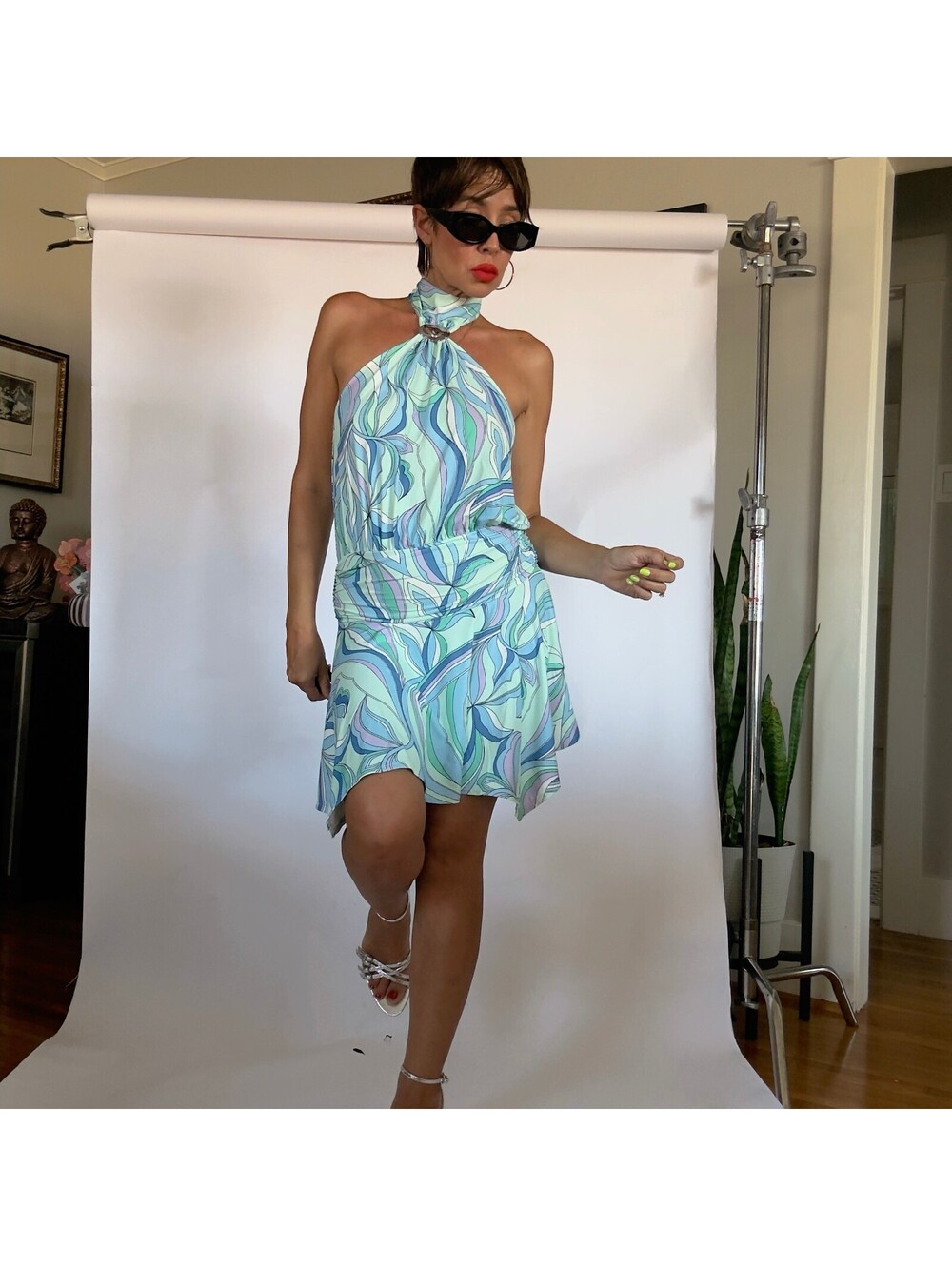 Halter Mini Dress - Picture 7 of 8